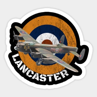 WW2 British Warplanes Lancaster Heavy Bomber Plane Spotting Sticker